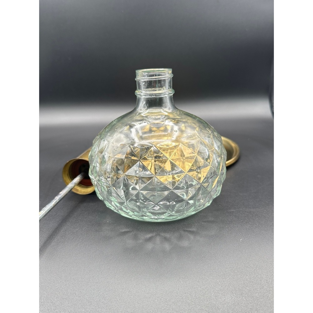 Vintage Park Industries Glass and Brass Decanter Pump Dispenser Mid Century - Picture 9 of 10